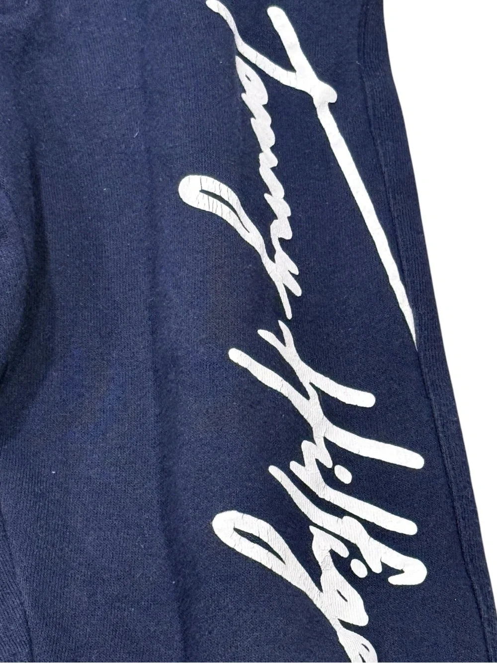 Tommy Hilfiger Boys Sweatpants Navy Fleece Logo Size 6